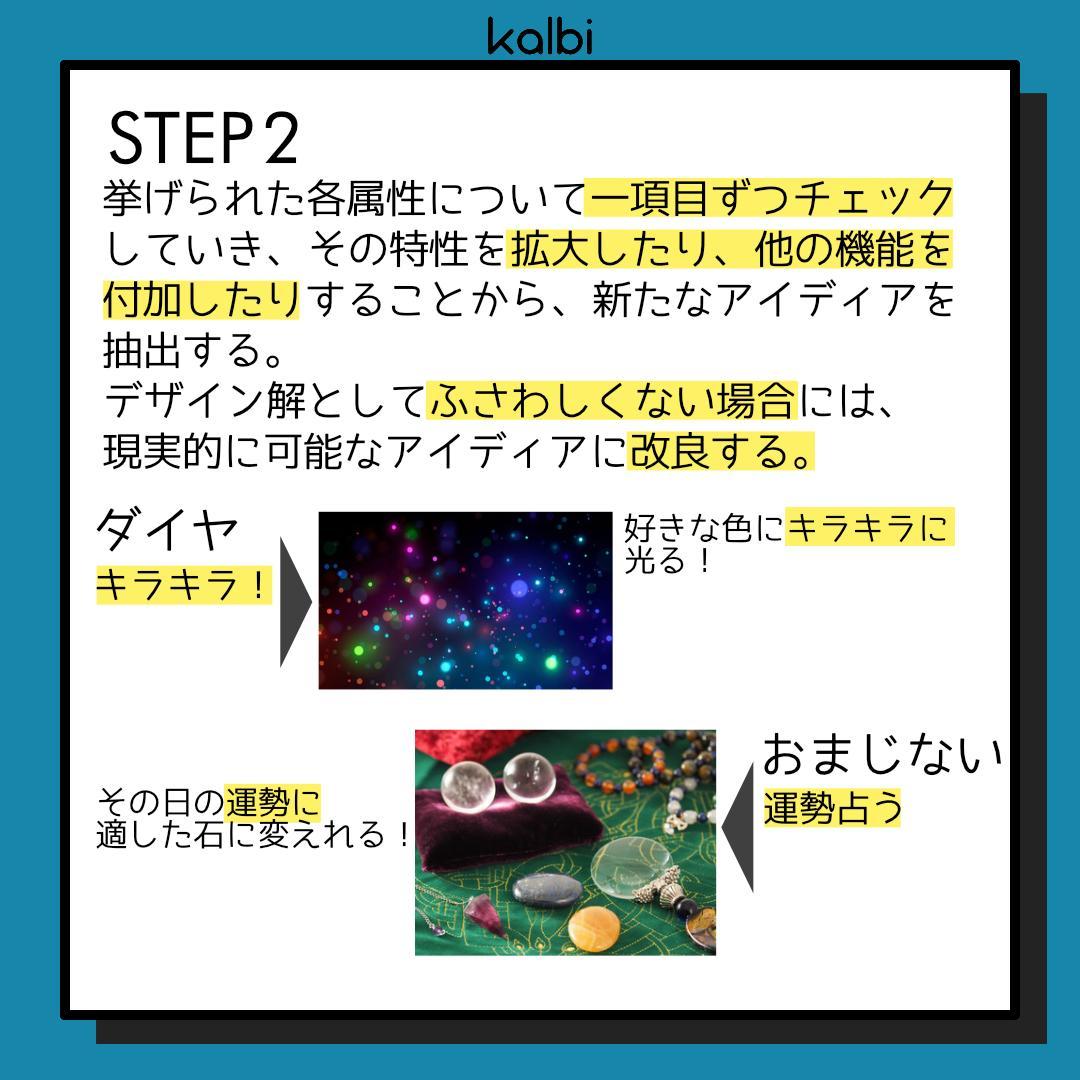 属性列挙法 - ステップ3
